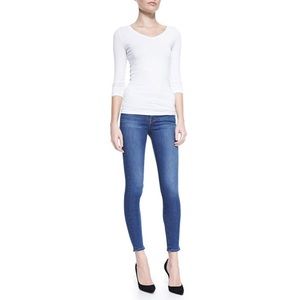 J Brand 910 Pacifica Low Rose Skinny Jean